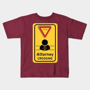 Attorney Crossing Kids T-Shirt